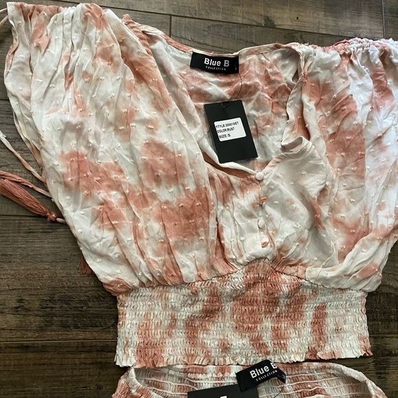 Blue B tie dye set size S NWT - Picture 2 of 3